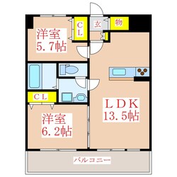 ベイシス隼人の物件間取画像